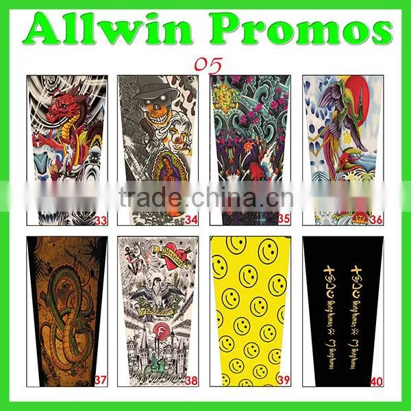 Tattoo Seamless Custom Logo Printed Fashion Arm Sleeves photo-2