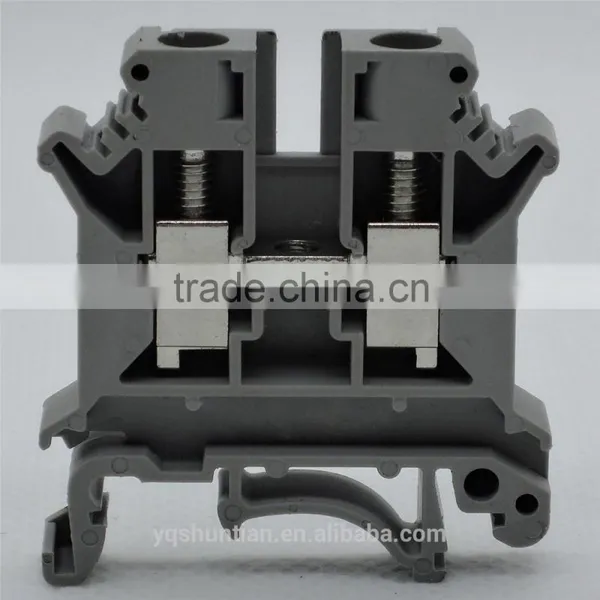 UK Terminal Block UK6N WAGO High Quality Din Rail Screw Frame Clampping Manufacturer Fuse Modular Track Type Universal Spring photo-4