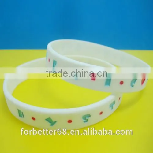 Debossed Inkfilled Bracelets,Custom Logo Bracelets,Cheap Bulk Wristbands