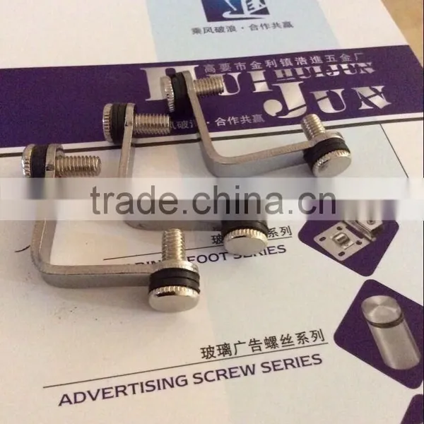 HJ-185 Hot Sale Stainless Steel Glass Clamp Accessories/Make in China Cheap Stainless Steel Glass Clamp Accessories photo-5