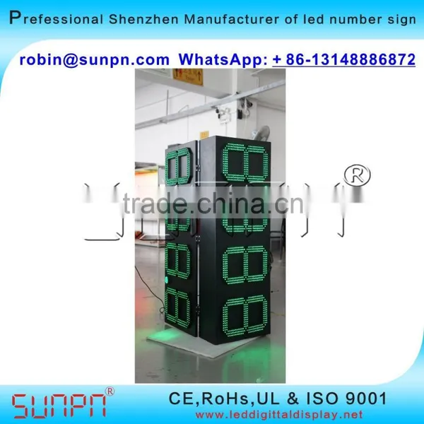 Asian Led Digital Gas Price Display 8.8.8.8 (12inch ) R/W/Y/W/B Color photo-3