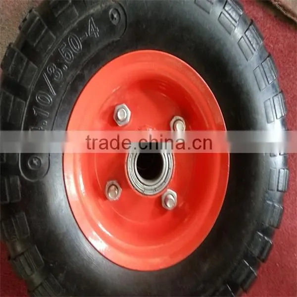 Small Rubber Wheel 4.10/3.50-4 Injection Wheel