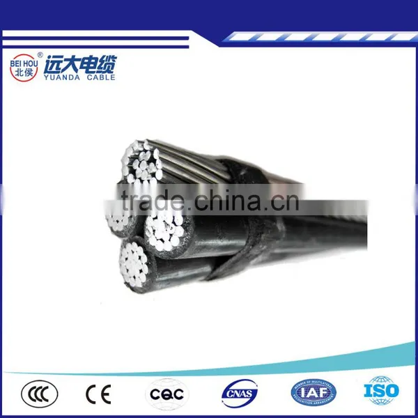 10KV Triplex Aerial Cable 95mm2 Aerial Bundle Cable With XLPE Insulation photo-3