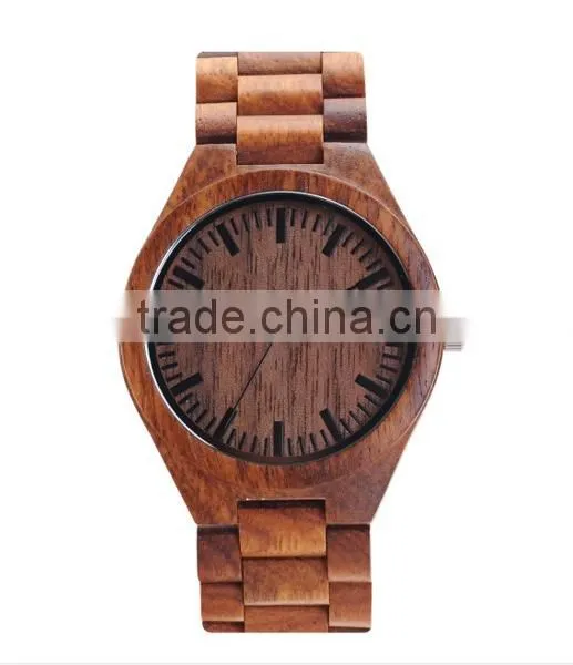 2016 Eco-friendly Wood Quartz Wrist Watch,Wooden Watches Men With Japanese Movement 2035 photo-6