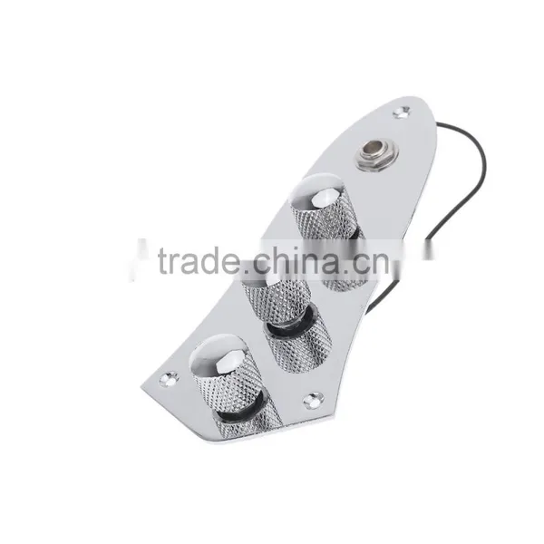 Wired Switch Control Plate Assembly Knobs Pots Loaded M511 Chrome Plated With 3 Screws photo-6