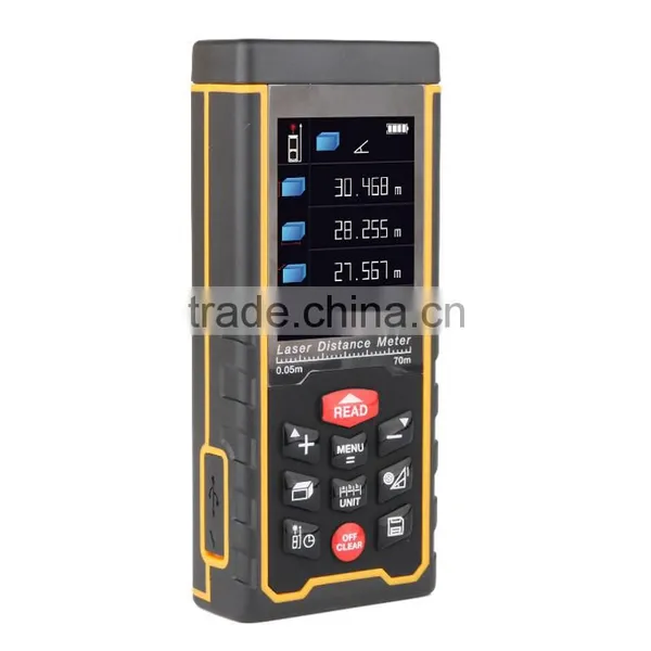 0.05-70m (0.16 to 229ft) Laser Rangefinder With Color LCD Display photo-3