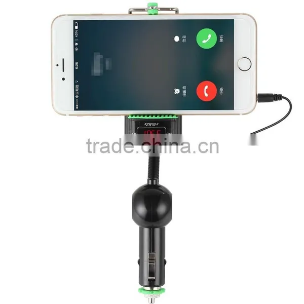 New Smart Phone Holder Magnet With 2.1A USB Charger + FM Transmitter