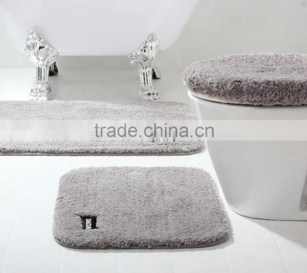 Bathroom 3-piece Set Rug Mat Waterproof Bathroom Carpet photo-3