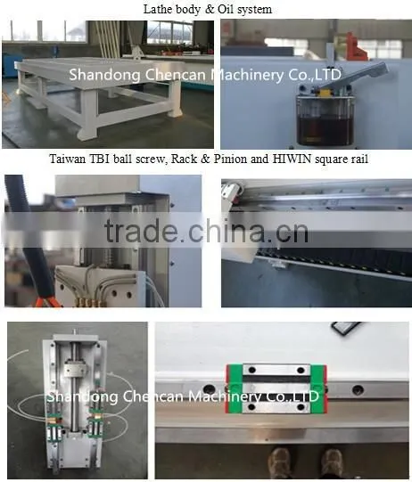 China PVC Membrane Foil/Leg Maker 5 Axis CNC Machine CNC Router With High Quality photo-6
