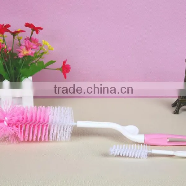 2016 Easy Revolving Bottle and Nipple Baby Brush Set photo-2