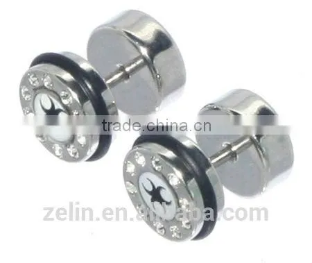Surgical staniless butt plug cool ear plug piercings