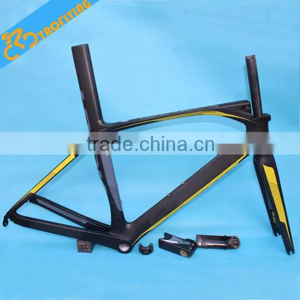 Free Shipping 2015 Newest Multi-color Carbon Fiber Road Bike Frame Chinese Bicycle Frame Road Carbon Frame Size XS/S/M/L/XL photo-2