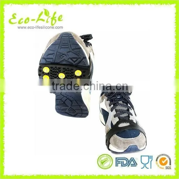 Non-Slip Silicone Snow Crampons, Shoes Ice Cleat For Hiking Climbing photo-2