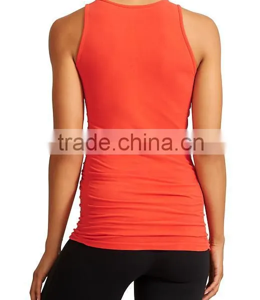 Custom Seamleass Comfortable Pure Fitnss Tank Tops Women photo-2