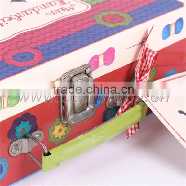 Custom Luxury Cardboard Small Packaging Paper Suitcase Gift Boxes With Handle photo-4