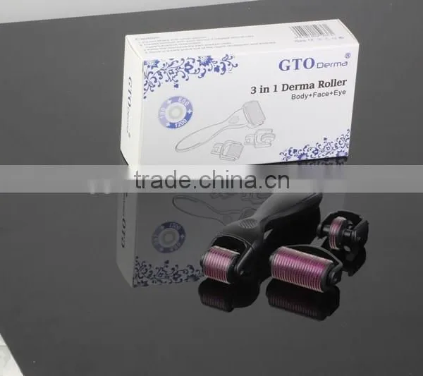 2.0mm Derma Rolling System Type And CE Microneedling Dermaroller Certification 3 In 1 Derma Roller 0.25mm photo-2