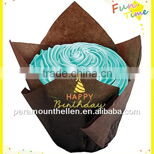 Colorful Tulip Cake Cup Cupcake Baking Wrapper for Thanksgiving photo-2