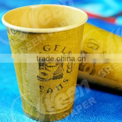 China Export Hot Drink Paper Cup/kraft Paper Cup/kraft Coffee Paper Cup photo-3
