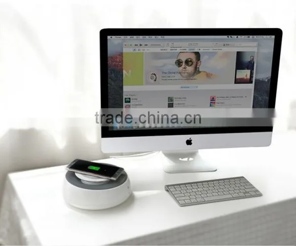 Nillkin Cozy NFC Bluetooth Speaker With MC2 Wireless Charger Alarm Clock Support Phone Call Aux Audio Input Fashion Ornaments photo-4