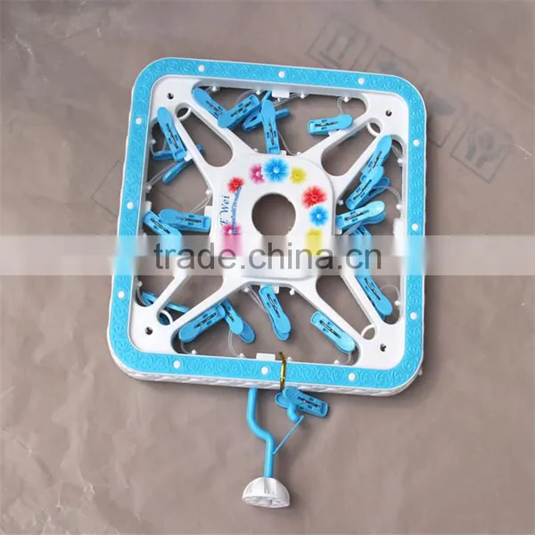 Wholesale Square Shape Multifunctional Underwear Plastic Clothes Horse photo-5