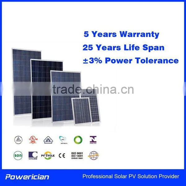 100Wp Poly Module for Solar Pumping System Solar Home System SHS