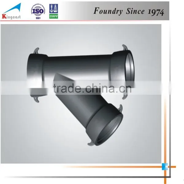 Hot Custom Products Bestseller China Supplier Cast Iron Y Tee Pipe Fitting photo-3