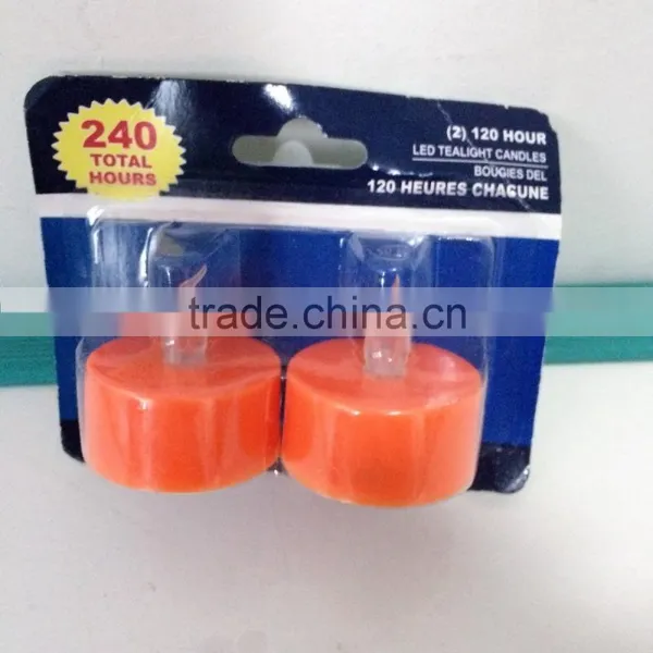 Led Halloween Tealight Candle Yellow Flicking Led Tealight Candle Led Tealight photo-2