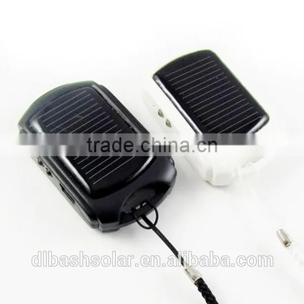 Solar Power Flashing USB Keychain Mini Usb Charger 3LED Emergency Light photo-2