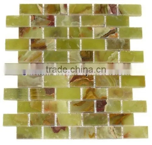 PAKISTAN CHEAP 2017 GREEN ONYX MOSAIC TILES COLLECTIONS photo-3