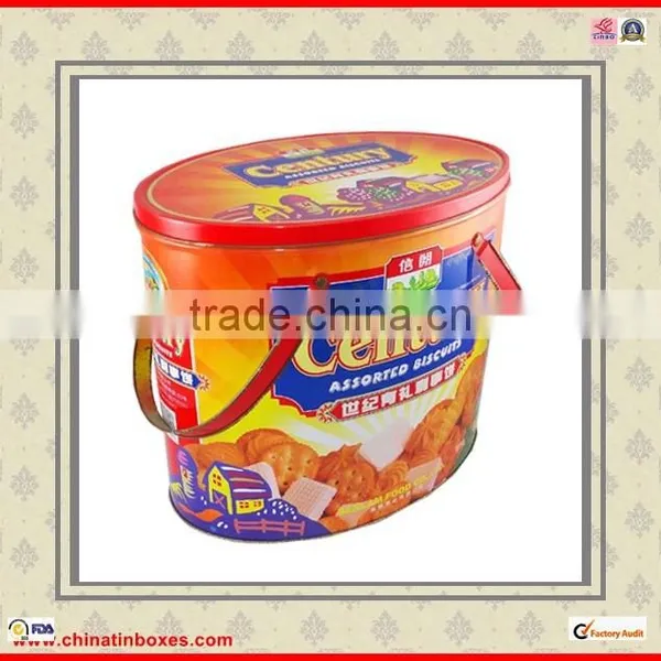 With 2 Lids Lollipop Oval Gift Metal Box photo-2