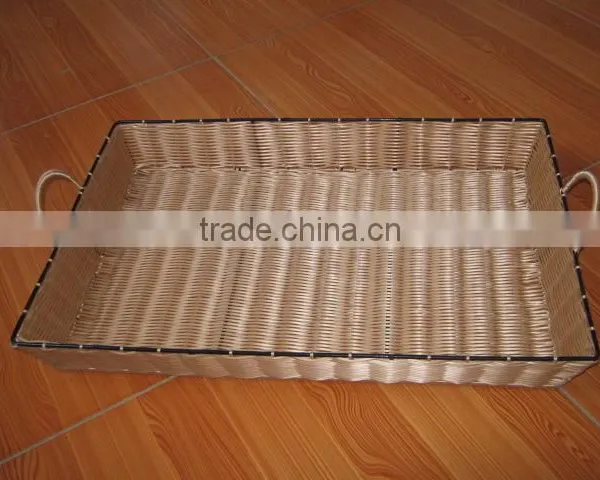 Wholesale Plastic Bread Baskets Plastic Woven Basket photo-3