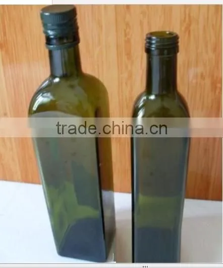 Olive Oil Glass Bottle Cooking Oil Glass Bottle Dark Green Galss Olive Oil Bottle photo-3