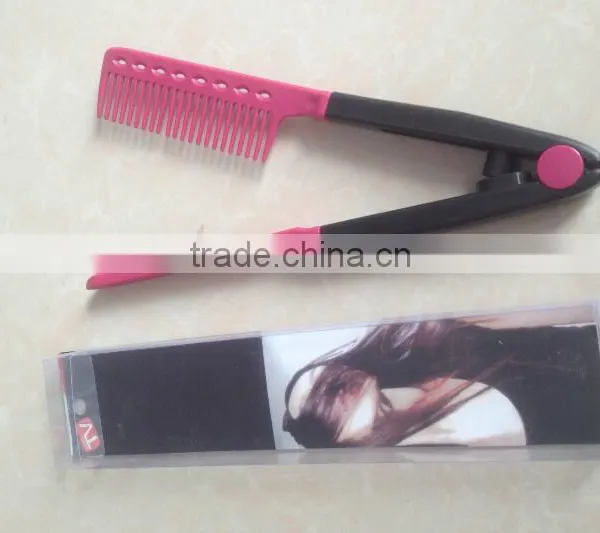 New V Style Hair Comb Hair Straightening photo-2