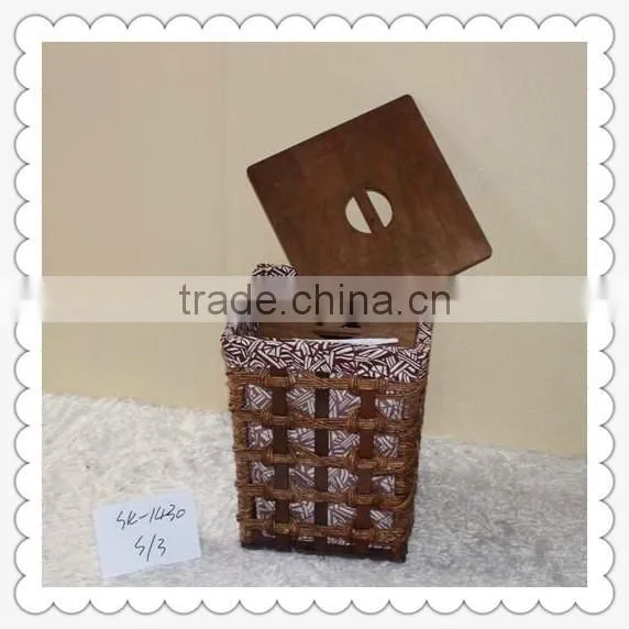 Best quality Handmade Rectangular rural wholesale willow basket