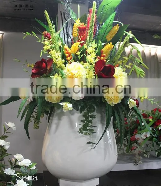 Artifical Silk Flowers Flower Arrangement for Wedding Table Centerpieces photo-4