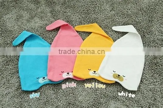 Child Sleep Hat Newborn Cap The Baby Kit Lens Cap Baby Cotton Cap photo-5