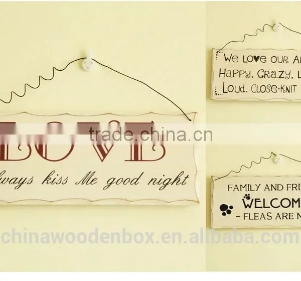2015 Popular Refined Wooden Door Plates Custom Indoor Directional Signage Lovely Wooden Signage photo-4