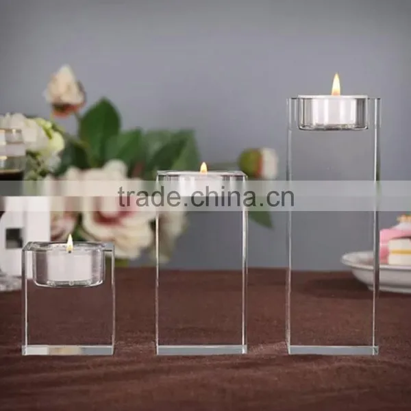 Candle Holders Elegant Crystal Tealight Holders photo-2