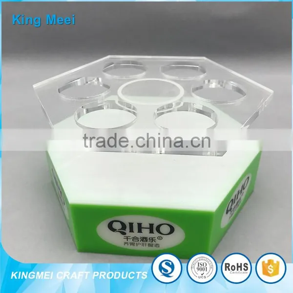 Custom Desktop Acrylic Stand Tray Tables Wine Display photo-4