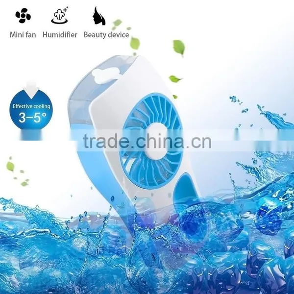 Mini Plastic Portable Fan USB Recharge Able Mini Airconditiner/ Water Cooler for Home photo-6