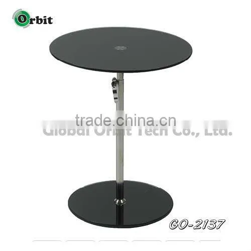 Living Room Furniture Design Round Modern Glass Coffee Table photo-5