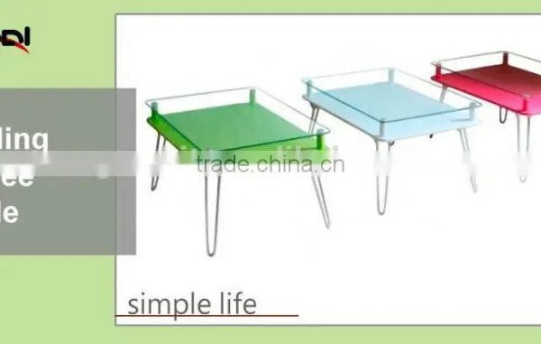 Modern Colorful Folding Mdf Coffee Table, Gloss Coffee Table, Folding Coffee Table photo-6