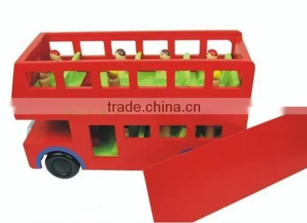 Wooden Bus;London Bus;toy Bus photo-3