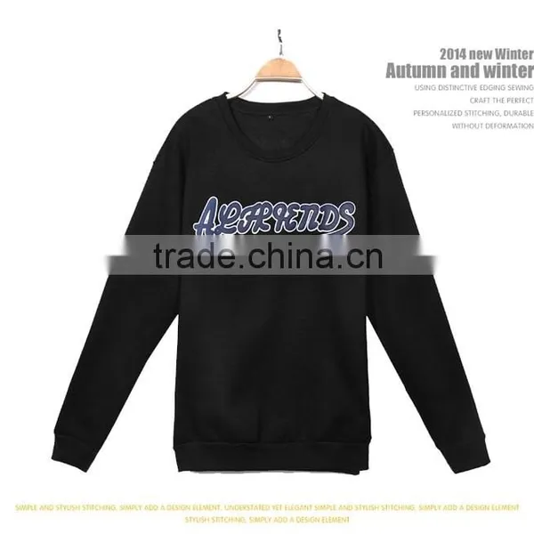 Printing Logo Custom Man Sweatshirt Without Hood photo-3