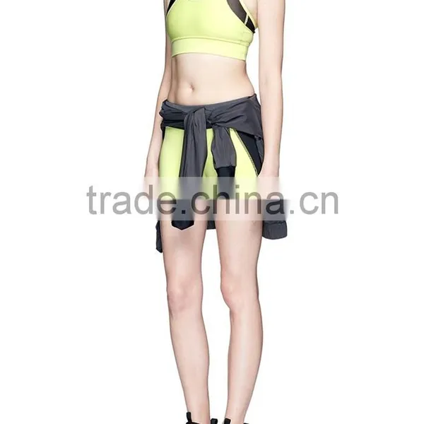 2016 Unique Design Lady Neon Colourblock Mountain Bike Shorts Customized photo-4