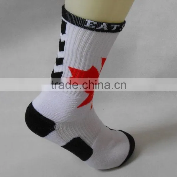 3D Digital Photo Print Design Elite Basketball Socks Men photo-3