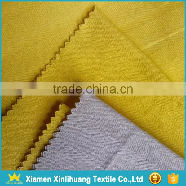 Wholesale 32S Clothing Material 100 Cotton Herringbone Twill Fabric photo-3