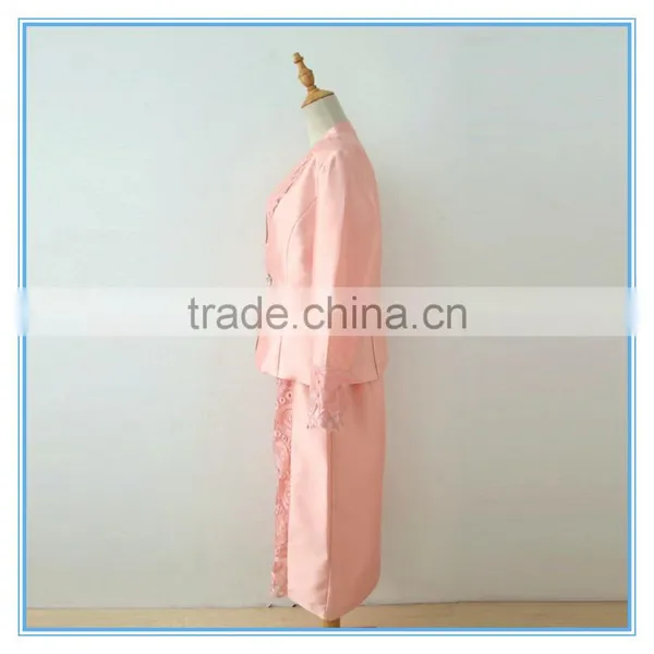 Modern Ladies Handmade Suits Pink Embroidery Women Anarkali Suit photo-3