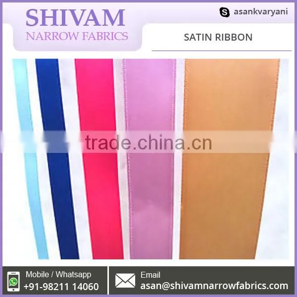 Woven Edge Technique Made Satin Ribbon From Bulk Manufacturer photo-3