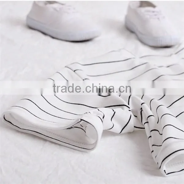 Wholesale Girls Striped Clothing Sets Jersey Sports Casual Clothing Sets photo-5